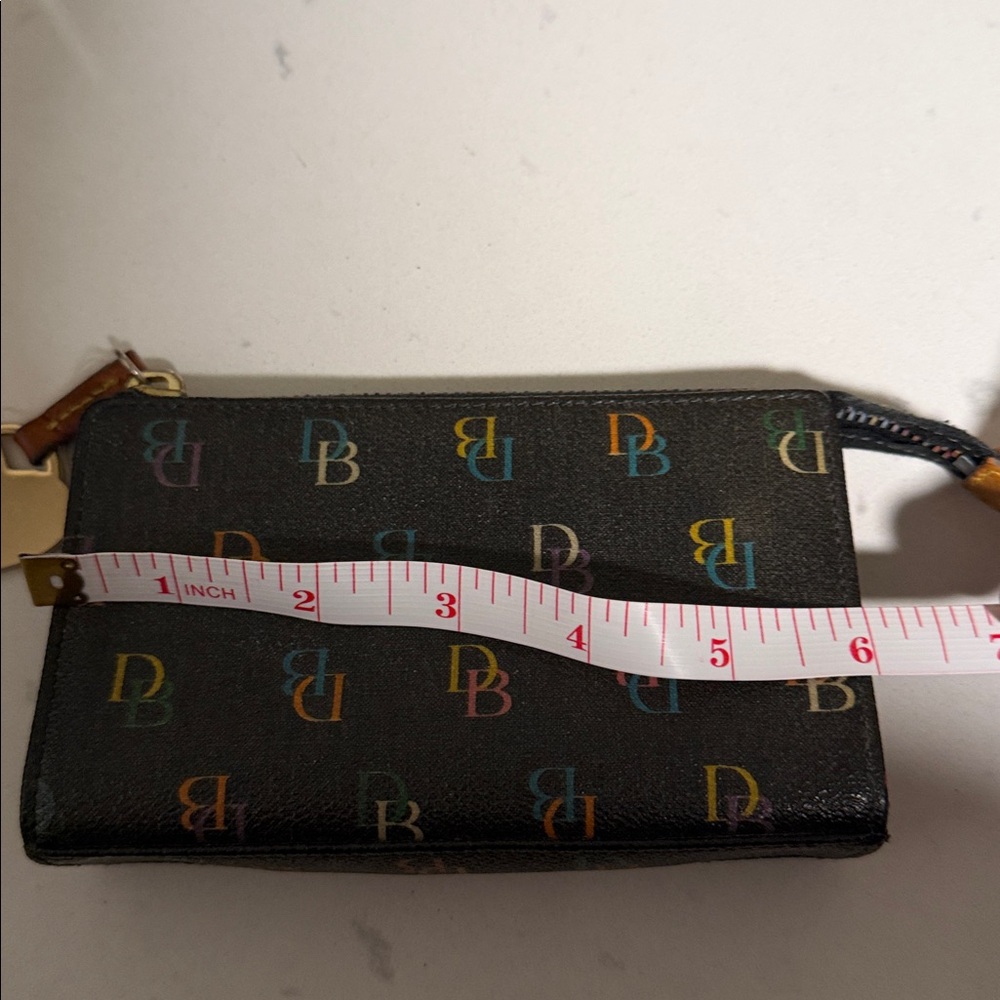 Dooney & Bourke Multicolor Logo Wristlet - Picture 6 of 8